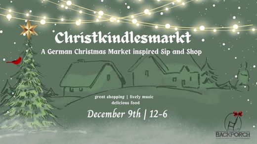 A German Christmas Market inspired Sip and Shop