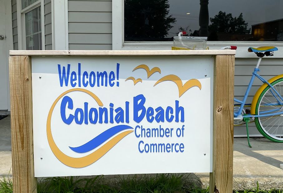 Colonial Beach Chamber Sign