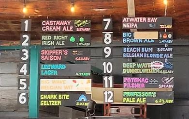 Ice House Brewery Menu