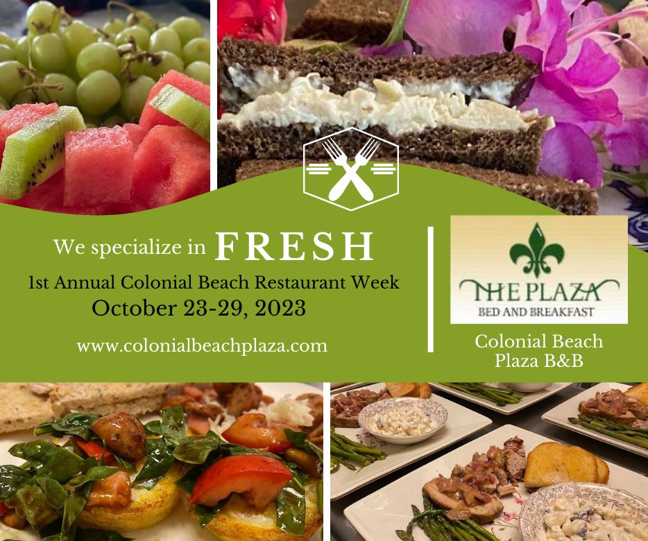 Restaurant Week at the Plaza Bed & Breakfast