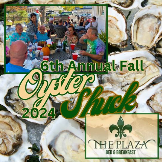 6th Annual Fall Oyster Shuck at the Plaza