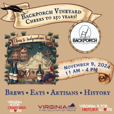 Cheers to 250 years at Backporch
