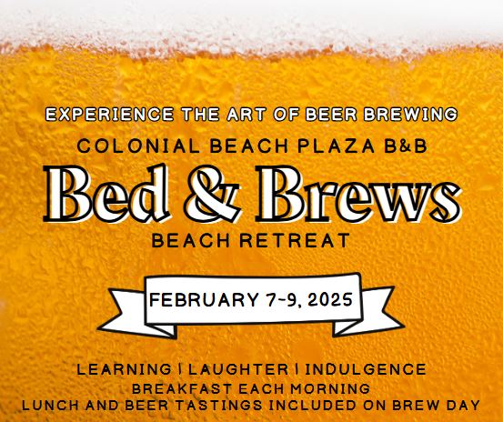 Bed and Brews Beach Retreat Weekend