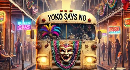 Dockside Mardi Gras Party with Yoko