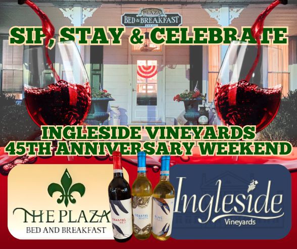 Sip, Stay & Celebrate: Ingleside Vineyard’s 45th Anniversary Weekend