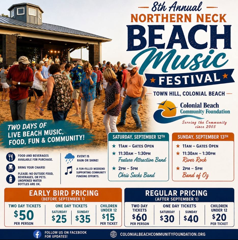 8th Annual Northern Neck Beach Music Festival