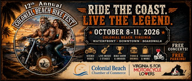 12th Annual Colonial Beach Bike Fest